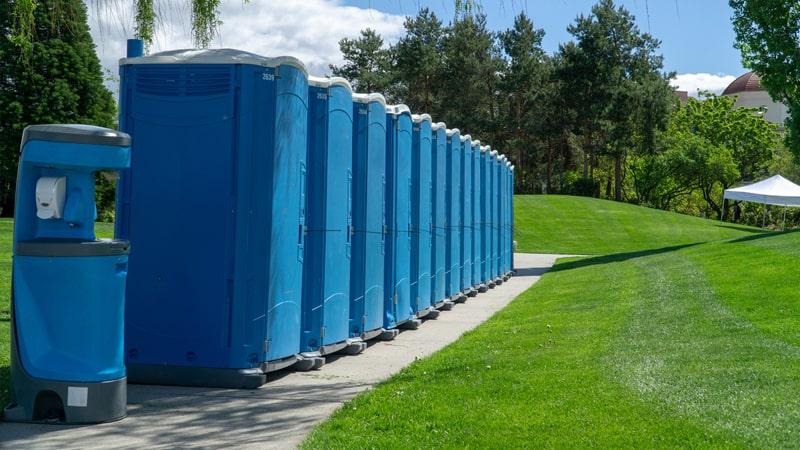 porta potty rental can accommodate custom branding or signage on the units for corporate events and marketing purposes